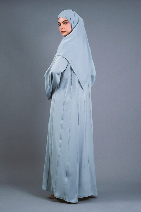 Shasha Powder Blue Abaya