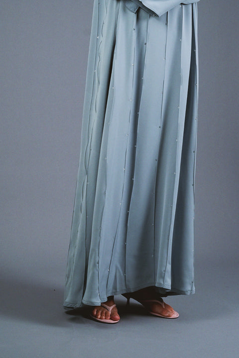 Shasha Powder Blue Abaya