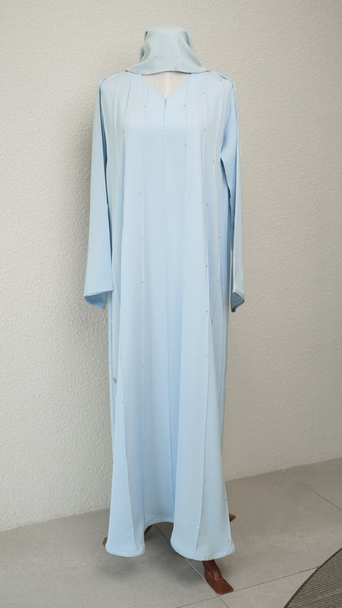 Shasha Sky Blue Abaya
