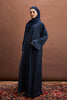Shasha Korean Nidha Midnight Blue Abaya