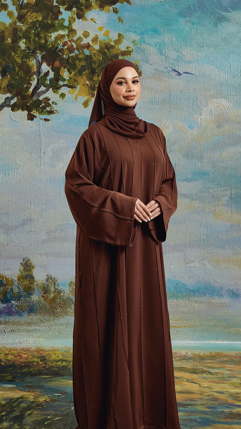 Shasha Rich Brown Abaya