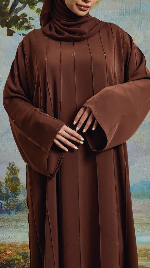Shasha Rich Brown Abaya