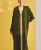 Shouf Olive Cardigan Abaya