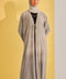 Shouf Taupe Cardigan Abaya