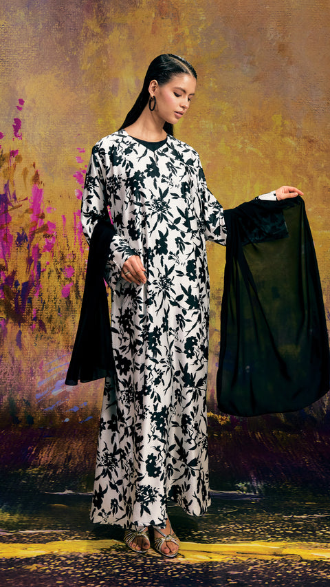 Siwa Petal Black Dress