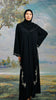 Chiffon Sokhna Obsidian Green Abaya