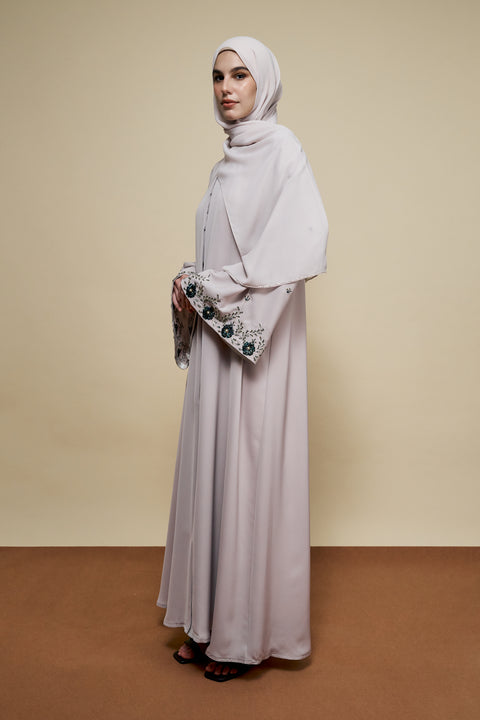 Suha Pale Pink Abaya