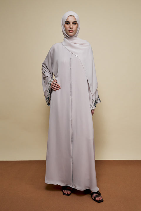 Suha Pale Pink Abaya