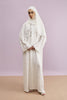 Tabeer Korean Nidha Abaya in Pearl