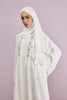 Tabeer Korean Nidha Abaya in Pearl