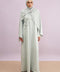 Tabeer Korean Nidha Abaya in Rustic Sage