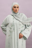 Tabeer Korean Nidha Abaya in Rustic Sage
