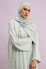 Tabeer Korean Nidha Abaya in Rustic Sage