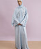 Tabeer Korean Nidha Abaya in Sail Blue