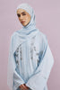 Tabeer Korean Nidha Abaya in Sail Blue