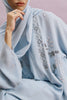 Tabeer Korean Nidha Abaya in Sail Blue