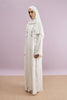 Tabeer Korean Nidha Abaya in Pearl
