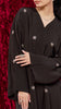 Korean Nidha Tafila Black Abaya