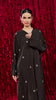 Korean Nidha Tafila Black Abaya