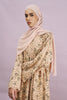 Taleen Tulle Lace Abaya in Sherbet