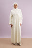 Taleen Tulle Lace Abaya in Snow