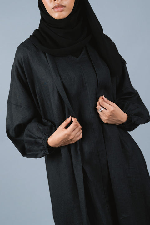 Tabriz Black Abaya