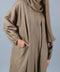 Tabriz Dark Olive Abaya