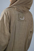 Pure Linen Tabriz Dark Olive Dress