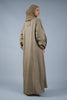 Pure Linen Tabriz Dark Olive Dress