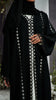 Korean Nidha Thalia Obsidian Black Abaya