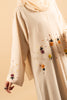Korean Nidha Unaiza Cream Abaya