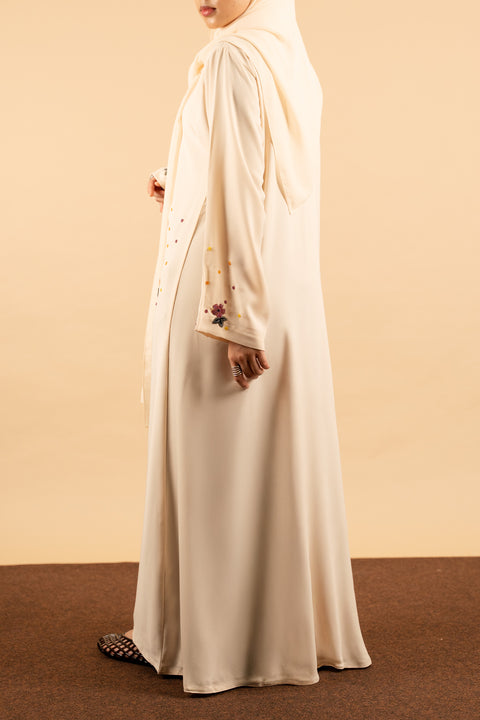 Unaiza Cream Abaya