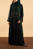 Korean Nidha Unaiza Emerald Green Abaya