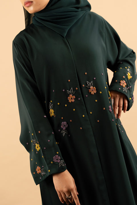 Unaiza Emerald Green Abaya
