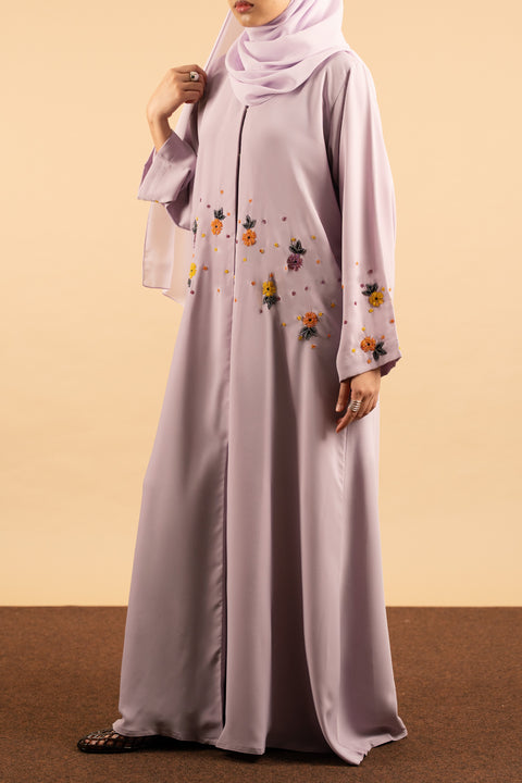 Unaiza Lilac Abaya