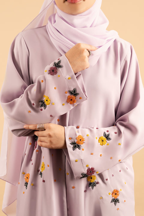 Unaiza Lilac Abaya