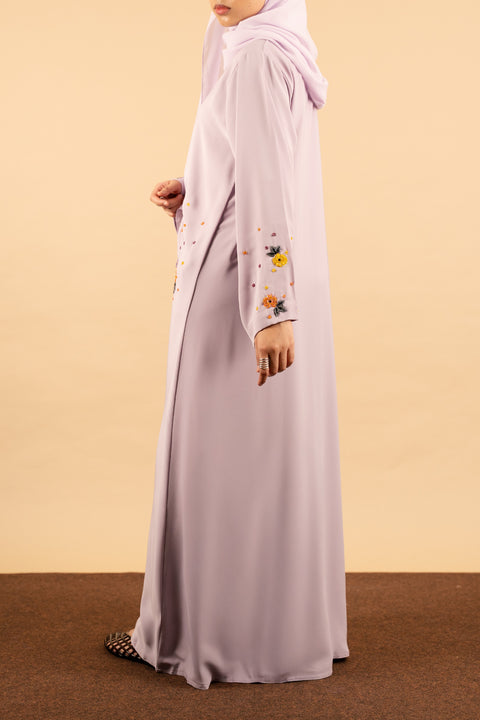 Unaiza Lilac Abaya