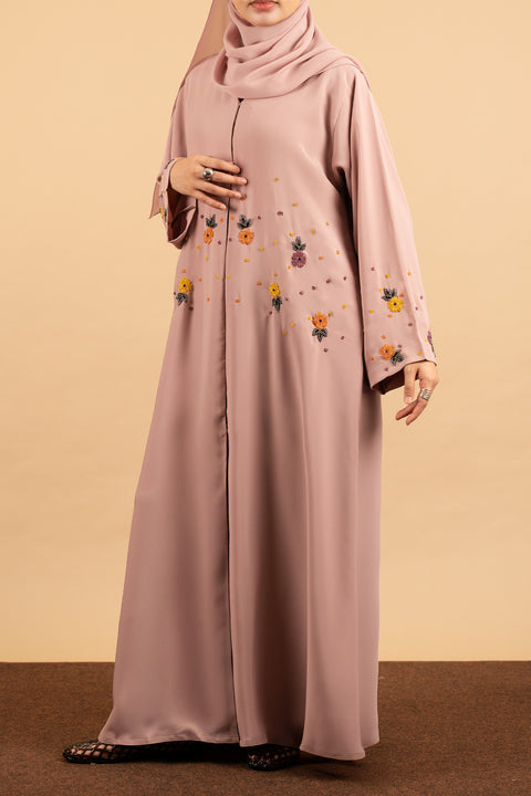 Unaiza Woodrose Abaya