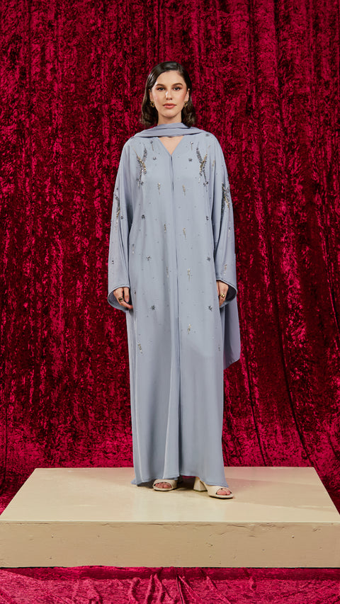 Van Baby Blue Abaya