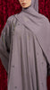 Korean Zoom Van Dusty Woodrose Abaya