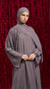 Korean Zoom Van Dusty Woodrose Abaya
