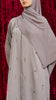 Korean Zoom Van Taupe Abaya