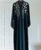 Korean Zoom Wafra Emerald Green Abaya