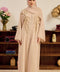 Wafra Almond Milk Abaya