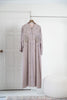 Korean Zoom Wahiba Taupe Abaya