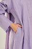 Pure Linen Yazd Lilac Dress