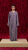 Korean Zoom Yanbu Dusty Purple Abaya