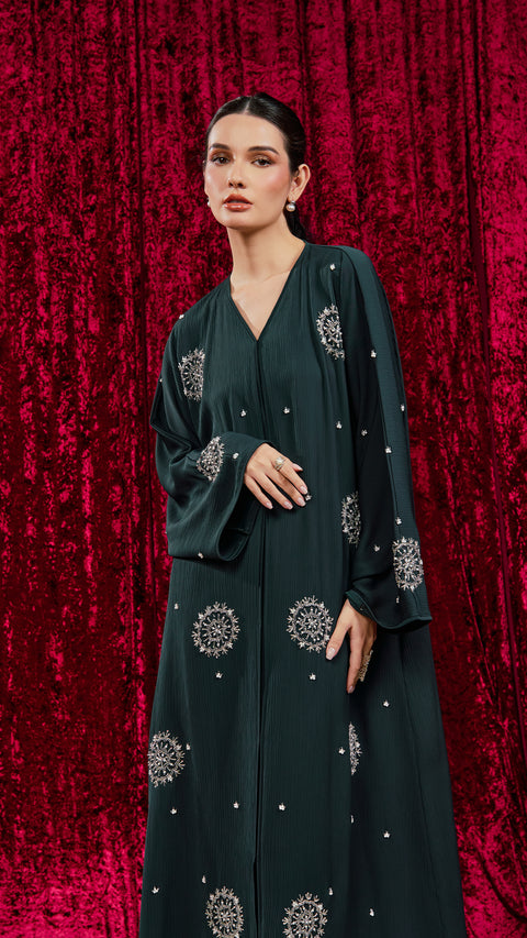 Yanbu Emerald Green Abaya