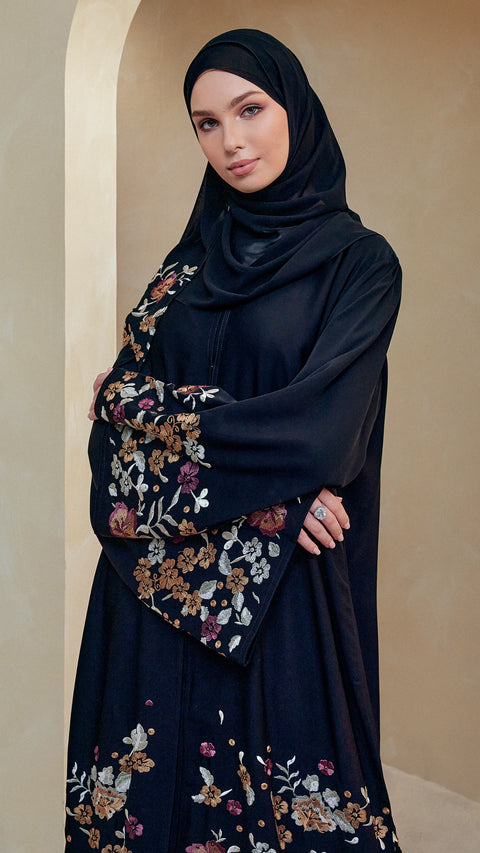 Kayangan Yasmin Obsidian Brown Abaya