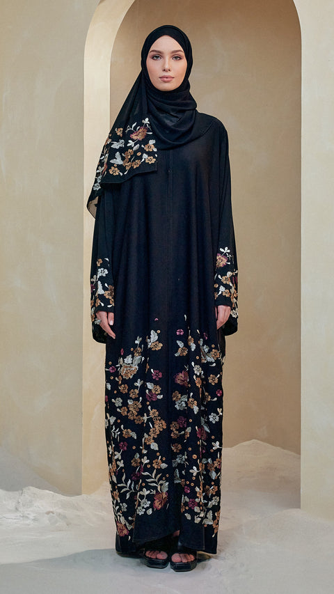 Kayangan Yasmin Obsidian Brown Abaya